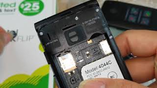 ASMR How To Install & Remove ALCATEL QUICKFLIP SIM MicroSD TF Memory Card & Battery!