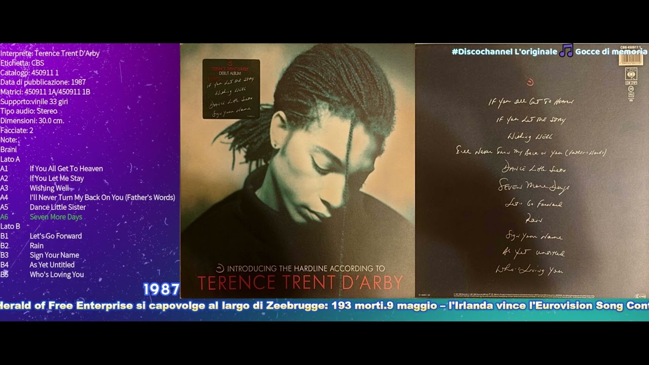 Terence Trent D'Arby - Introducing The Hardline According To Terence Trent D'Arby • CIB trailer