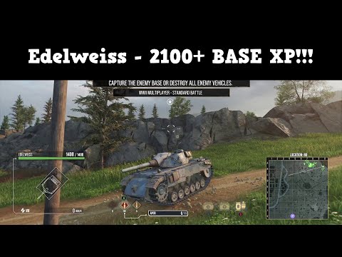 Edelweiss "2100+ BASE XP" Gameplay at "HEILBRONN" map - WoT Console