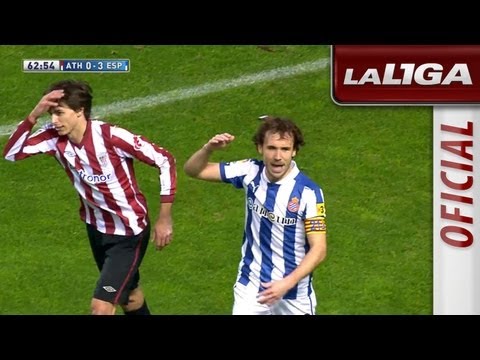 Posible penalti no señalado sobre Verdú en Athletic de Bilbao (0-4) RCD Espanyol - HD