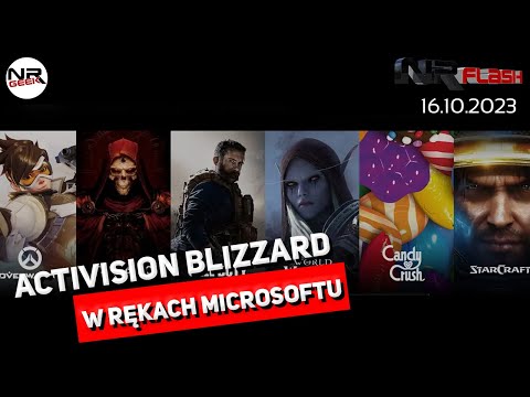 Activision Blizzard w rękach Microsoftu - NRFlash (16.10.2023) (polskie napisy / english subtitles)