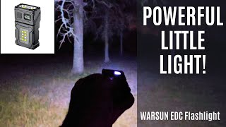 🔥WARSUN EDC Flashlight. Not bad for the price!