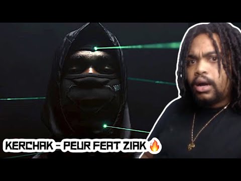 FRENCH RAP REACTION Kerchak - Peur feat. @Ziak C.C (Clip Officiel)