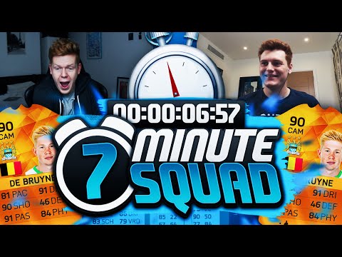 7 MINUTE SQUAD BUILDER WITH MOTM 90 DE BRUYNE!! - FIFA 16 ULTIMATE TEAM