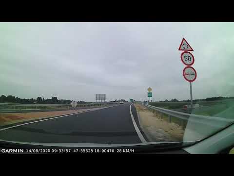 DRIVE #1250: Szombathely-Sopron (Hungary) (timelapse 4x) *Read Description*