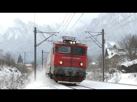 Tren R3006 Brasov - Bucuresti Nord & Tren IR1645 Bucuresti Nord - Targu Mures - 17.01.2021