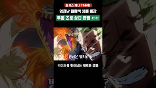 엄청난 패왕색 생물 등장 루피 조로 상디 반응 #원피스 #shorts
