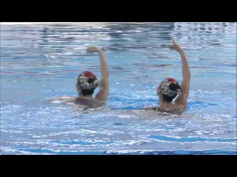 Duet Technical Routine -  Turkey - ECC Synchro 2015 | Synchroonzwemmen