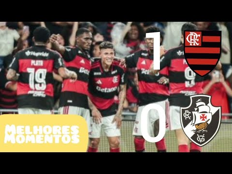 Flamengo 1x0 Vasco melhores momentos campeonato carioca