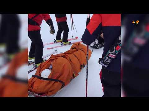 Julia, 20, var med om hemsk skidolycka – hjälmen räddade henne