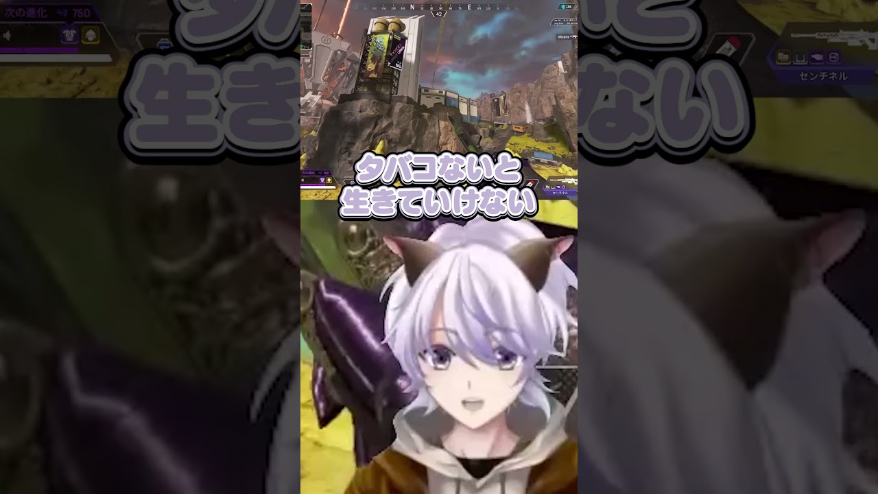 タバコに弱い体質のみさお #vtuber #apex #みさお #ゲーム実況