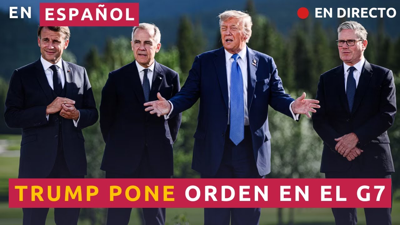 TRUMP Y MACRÓN PARTICIPAN EN REUNIÓN BILATERIAL TRAS HISTÓRICO ACUERDO DE PAZ CON IRÁN  MINIATURA