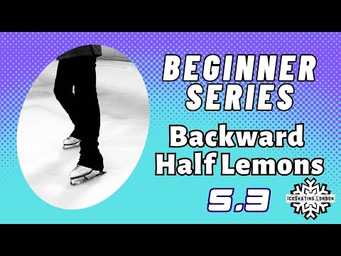 How to do Backward Half Lemons on Ice | Beginner Learn to Ice Skate Series thumbnail