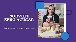 Sorvete zero açúcar (diet)