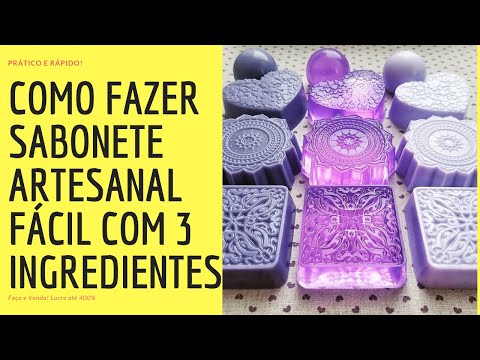 Como fazer Sabonete Artesanal para Iniciantes - Passo a Passo