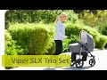 миниатюра 0 Видео о товаре Коляска трехколесная 3 в 1 Hauck Viper SLX Trioset, Caviar Grey