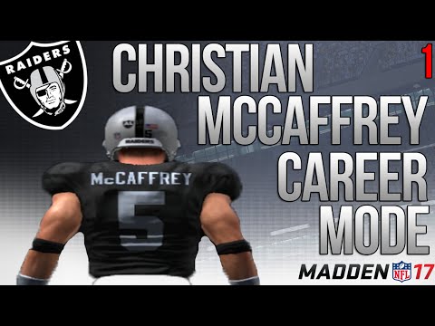 Christian McCaffrey Madden 17 Career Mode - NFL Debut - Ep. 1