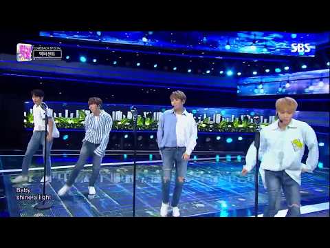 백퍼센트 (100%) - Grand Bleu @ 인기가요 (Inkigayo) 180729