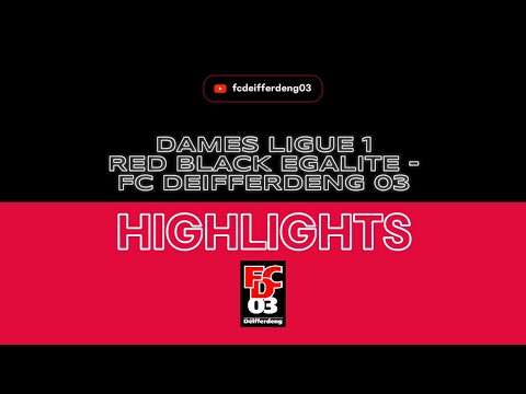 17/09/2022 | Dames | Red Black - FC Déifferdeng 03 0-6