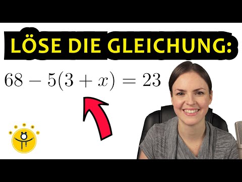 Lineare GLEICHUNGEN mit KLAMMERN lösen – viele Beispiele