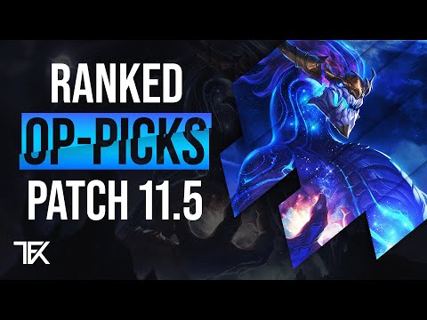 OP-Picks Patch 11.5 | Besten Champions fürs Ranked | german | TFK