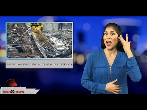 Rough Thanksgiving for California wildfire residents (ASL - 11.22.18)