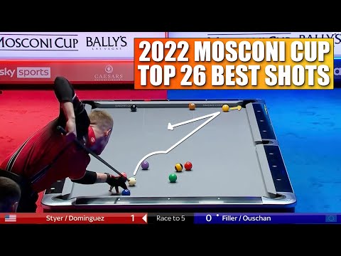 TOP 26 BEST SHOTS | Mosconi Cup 2022 (9-Ball Pool)
