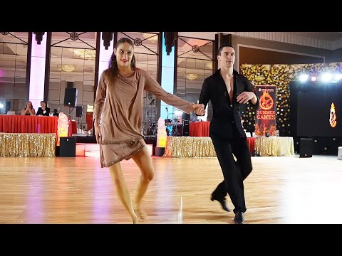 Mikhail Kolosov & Elina Semka Jive Show Dance at 2025 FADS Pennsylvania Summer Games