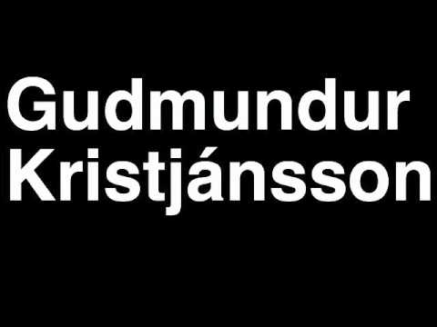 How to Pronounce Gudmundur Kristjansson Breidablik Football Goal Penalty Kick Yellow Red Card Injury