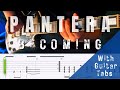 Pantera- Becoming (Guitar Tab Play Along)