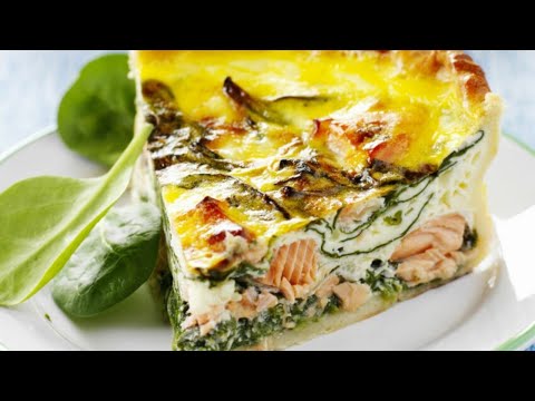 🥧 Quiche saumon épinard - Un grand classique crémeux aux saveurs douces et équilibrées 🐟🌿