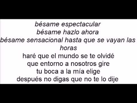 Si tu me besas victor manuelle con letra