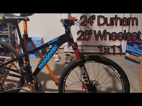 Upgraded 24" Mongoose Durham 26" Wheelset, ZTZ Fork, and Wiroj Hydraulic Brakes