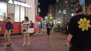 Night Walk in Tokyo Ikebukuro Tour, Walking in JAPAN Travel 夜の池袋をお散歩・西一番街！日本東京・散歩動画