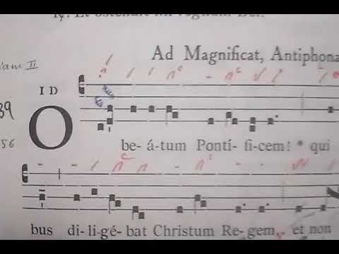 O beatum pontificem.