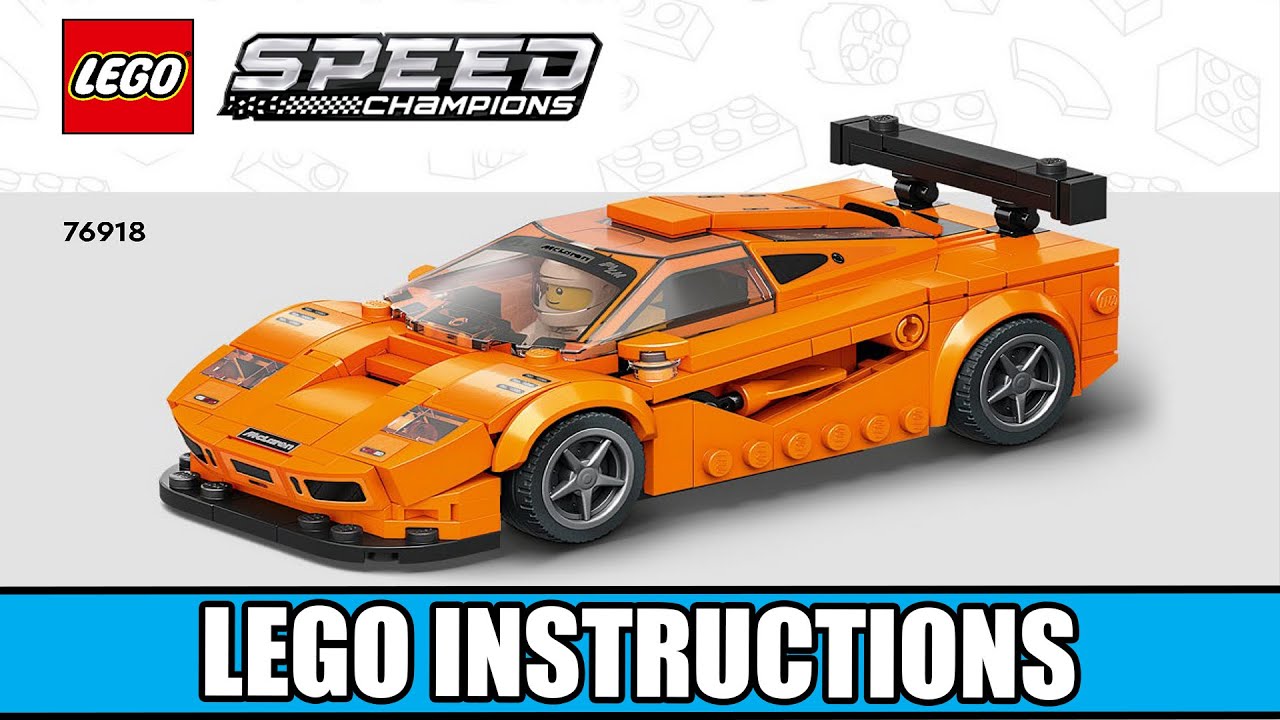 LEGO Instructions | Speed Champions | 76918 | McLaren Solus GT & McLaren F1 LM (Book 2)