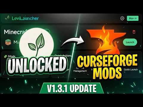 LeviLauncher For V1.3.1 MCPE 1.21.132 | BEST MCPE MOD LAUNCHER