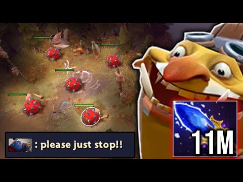 How to mid techies in 7.30c? WTF Farm Speed 11Mins aghanim (Farming Fountain)