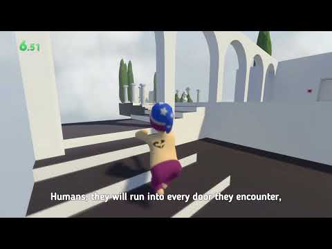 HUMAN FALL FLAT SPEEDRUN MANSION CONSOLE WR 15:360