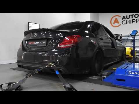 Stage 2 with catless downpipes by FKM Garage Mercedes Benz C63s AMG 590hp and 810nm. Loud exhaust!