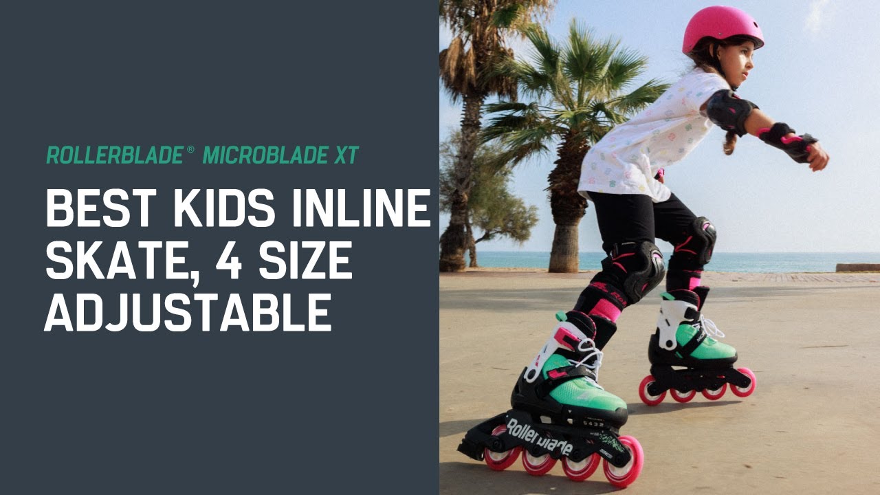 ROLLERBLADE Inline-Skates Microblade XT Schwarz/Meergrün, 28-32 ROLLERBLADE Inline-Skates Microblade XT Schwarz/Meergrün, 28-32