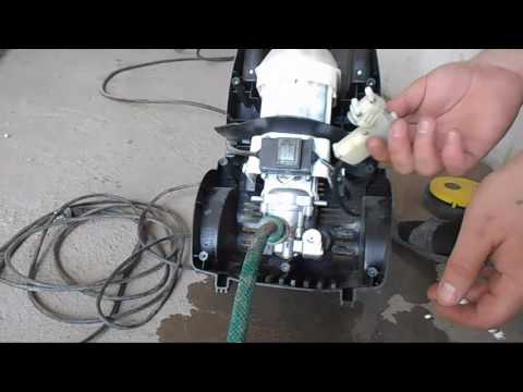 Ремонт автомойки Huter W165-AR в гаражных условиях AVTO CLASS