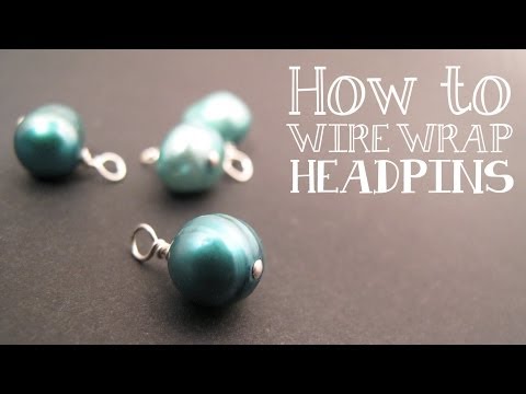 How to Wire Wrap a Bead Dangle : Wire Wrapping Tutorial - Jewelry Tutorial HQ
