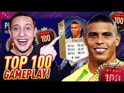 OMG WE GOT ICON 94 RONALDO!! *MOST EXPENSIVE ST* TOP 100 MONTHLY GAMEPLAY! | FIFA 18 ULTIMATE TEAM