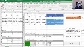 Create ASCII and HTML Color Code Calculators in Excel