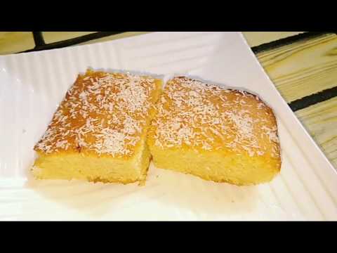 SEMOLINA CAKE {BASBOUSA WITH COCONUT}