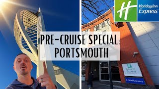 Pre-CRUISE Stay Portsmouth: Holiday Inn Express, Spinnaker Tower & Gunwharf Quays