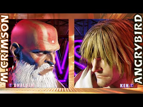 Street Fighter 6 Mister Crimson (Dhalsim) Vs AngryBird (Ken) SF6