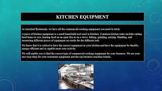 Restaurant Equipment Miami