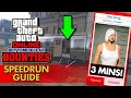 How To Speedrun Cleo Song Most Wanted Bounty In Just 3 MINUTES